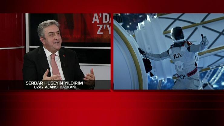 Bir Türk uzaya gidecek Uzay Ajansı Başkanı CNN TÜRKte