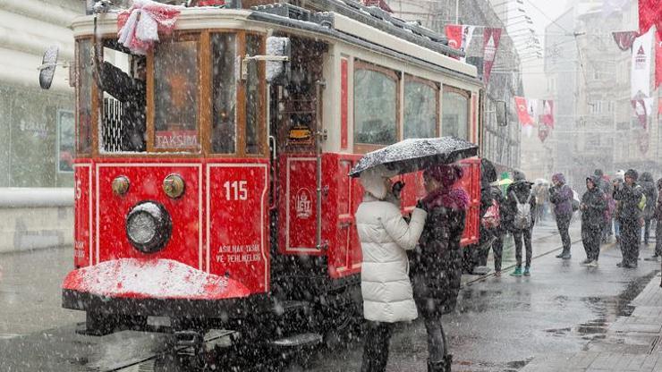 İstanbula kar yağışı başladı Hafta sonu İstanbul hava durumu nasıl