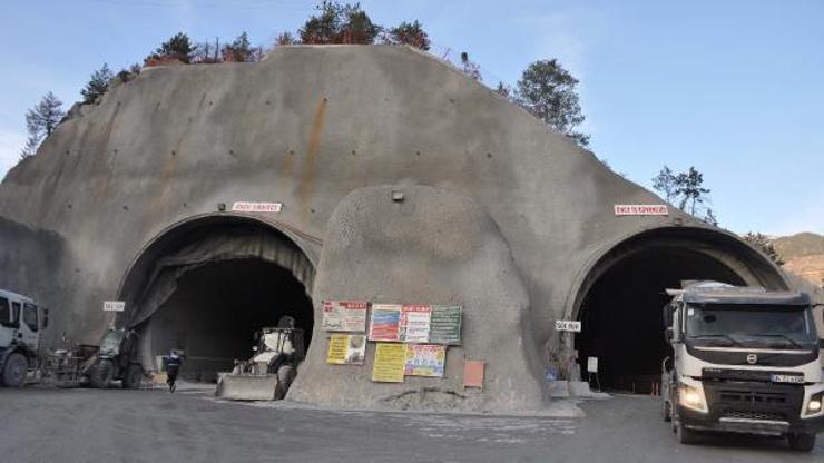 Avrupanın en uzunu olacak Zigana Tünelinin yüzde 81i tamamlandı