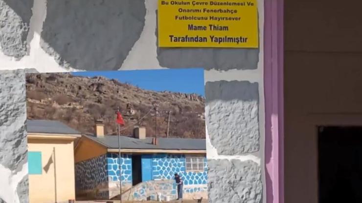 Mame Thiam Diyarbakırda okul yeniletti