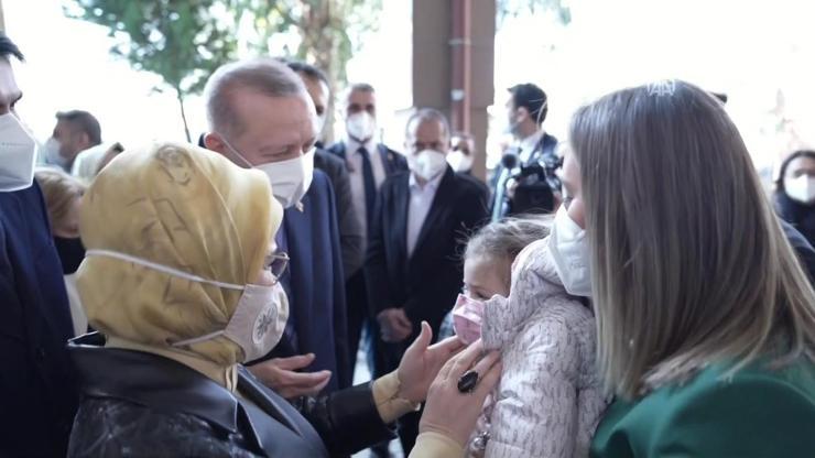 Cumhurbaşkanı Erdoğandan Ayda bebeğe ziyaret