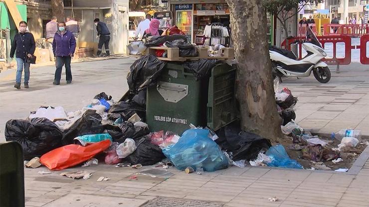 Maltepe Belediyesinde grev: Çöpler toplanmıyor