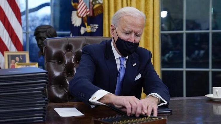 ABD Başkanı Biden 1,9 trilyon dolarlık Kovid-19 ekonomik destek paketini imzaladı