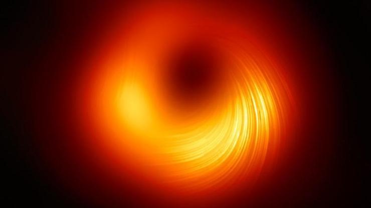Tarihte bir ilk: Kara deliğin etrafındaki manyetik kaos böyle gözlemlendi