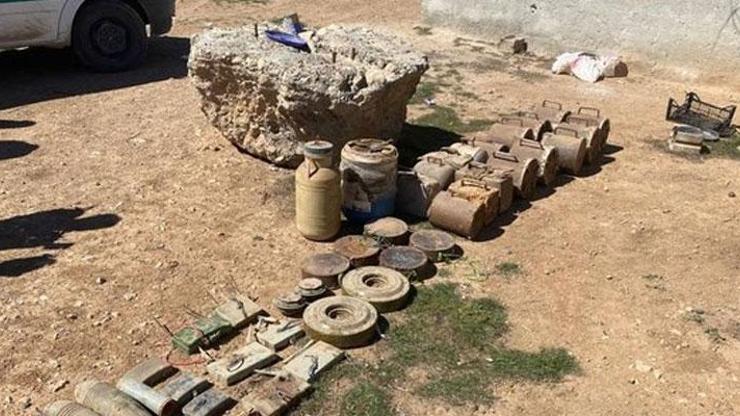 Tel Abyadda 693 kilogram patlayıcı madde ele geçirildi