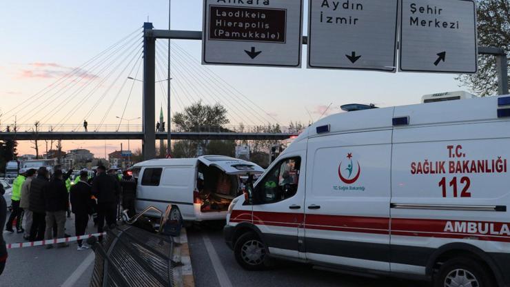 Eski bakan Tüzmen, kazada yaralanan kişinin başından ayrılmadı