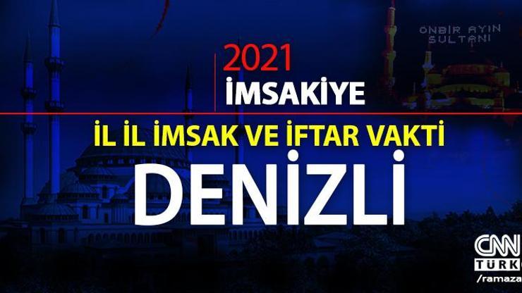 15 Nisan 2021 Denizli sahur saati ne zaman Denizli sahur vakti saat kaçta Denizli imsakiye 2021