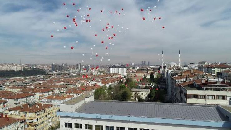 101 okuldan 101 balon gökyüzüne bırakıldı