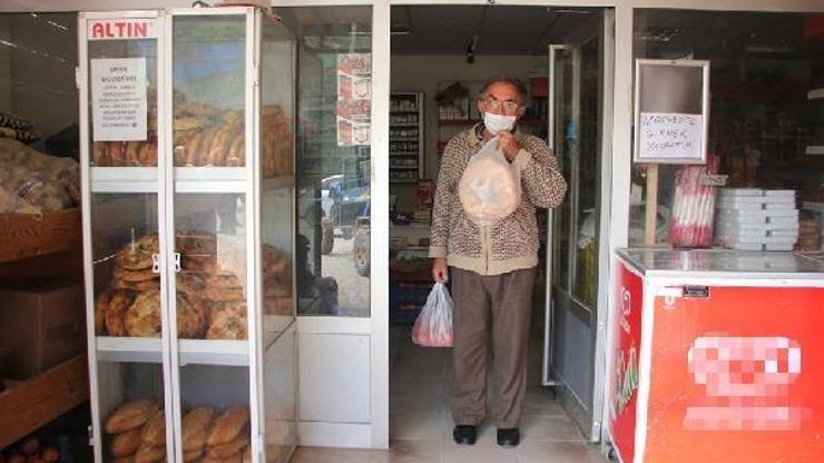 Ramaza ayında köy bakkalından ücretsiz ekmek kampanyası