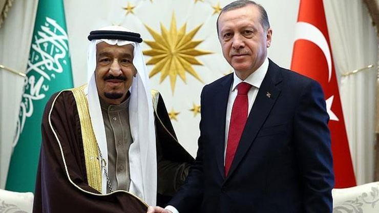 SON DAKİKA HABERİ: Cumhurbaşkanı Erdoğan, Kral Selman ile görüştü