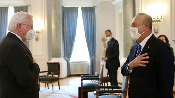 Dışişleri Bakanı Çavuşoğlu, Almanya Cumhurbaşkanı Steinmeier’la görüştü