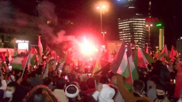 Türkiyenin dört bir yanında İsrail protestosu düzenlendi