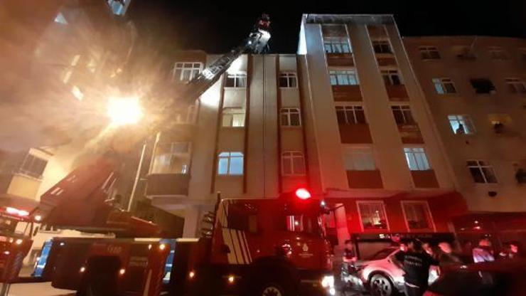 4 katlı binanın en üst katında yangın: 1 ölü