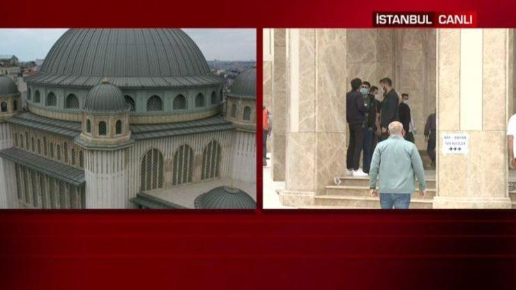 Taksim Camii ibadete açıldı... Açılışın ardından Taksim Camiinde son durum ne