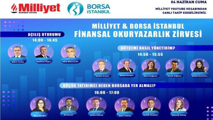 Milliyet Gazetesi ve Borsa İstanbul iş birliğiyle Finansal Okuryazarlık Zirvesi