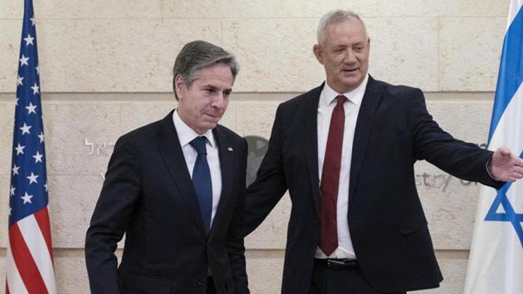 İsrail Savunma Bakanı Gantz Washingtonda ABD Dışişleri Bakanı Blinken ile görüştü