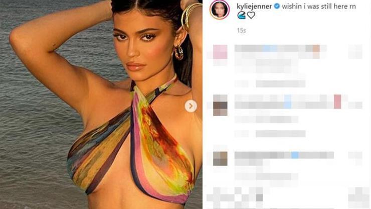Kylie Jennerın tatil paylaşımları beğeni rekoru kırdı