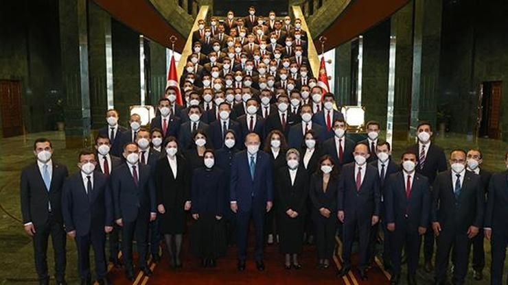 Cumhurbaşkanı Erdoğan, kaymakam adaylarını kabul etti