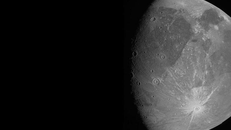 20 yıl sonra ilk fotoğraf: NASA Jüpiterin en büyük uydusu Ganymedei görüntüledi