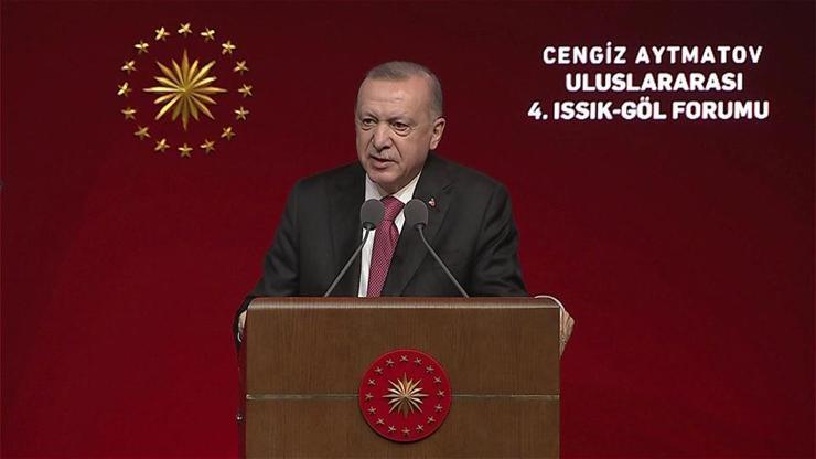 Cumhurbaşkanı Erdoğan, Kırgız yazar Aytmatovu andı