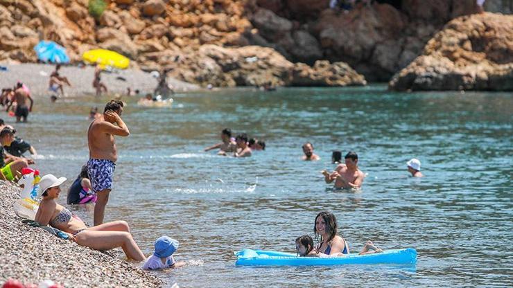 Antalyada sıcaklık 41 derece