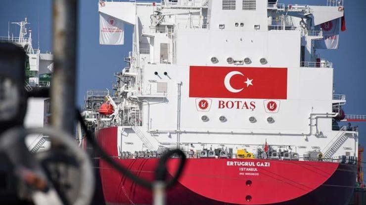Türkiyenin ilk FSRU gemisi Ertuğrul Gaziye ilk LNG nakli başladı