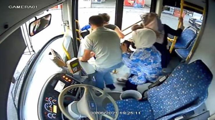 Otobüs şoförü 45 yolcunun hayatını kurtardı