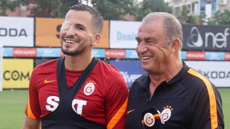 Galatasarayda Omar Elabdellaoui sevinci