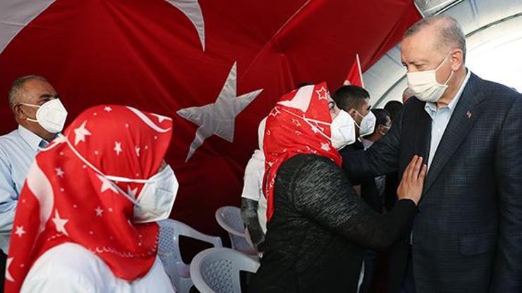 Cumhurbaşkanı Erdoğandan Diyarbakır annelerine ziyaret