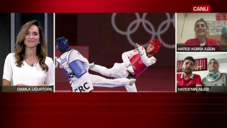 Tokyo Olimpiyatlarında madalya kazanan Milli sporcuya CNN TÜRK canlı yayınında duygulandıran sürpriz