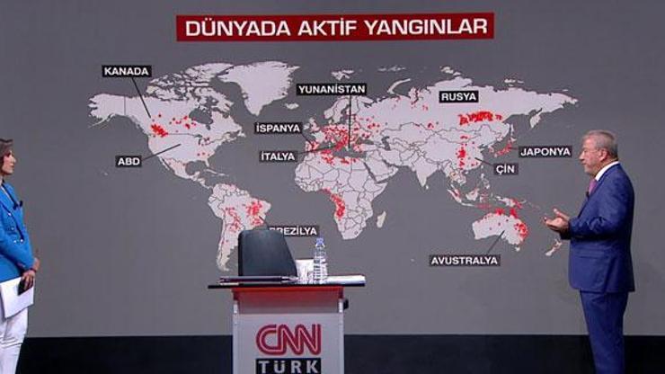 Dünyada yangınlar neden arttı Prof. Dr. Şen, CNN TÜRKte anlattı