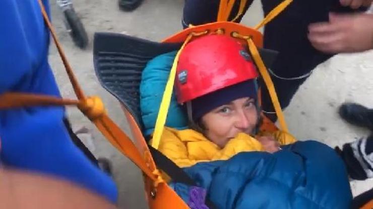 Kaçkarlarda düşen 2 Ukraynalı dağcı, 33 saatte kurtarıldı