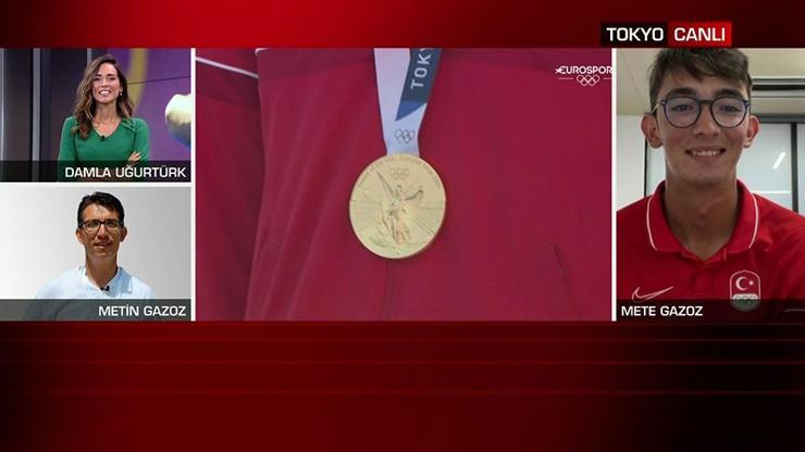 Mete Gazoz ve babası, madalyaya giden yolu CNN TÜRKte anlattı