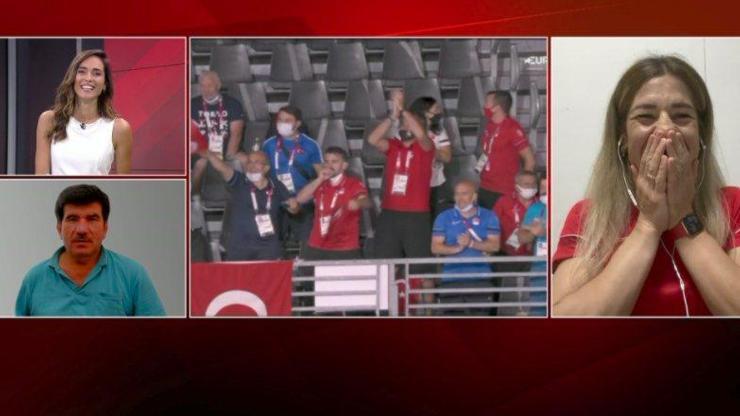 Madalya kazanan ilk Türk kadın güreşçi Yasemin Adar CNN TÜRK canlı yayınında duygu dolu anlar yaşadı