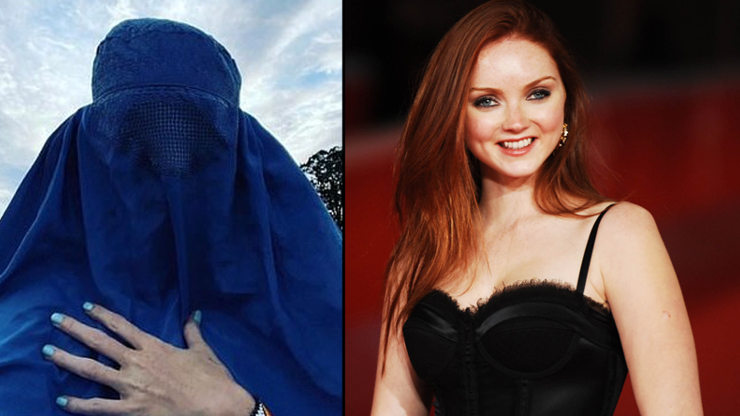 Burkayla kitap tanıtan İngiliz model ve oyuncu Lily Cole’a sert tepki