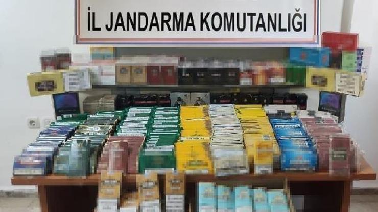 Sakin Şehirde gümrük kaçağı tütün ve tütün mamulleri satışı yaptığı ileri sürülen 1 kişiye gözaltı