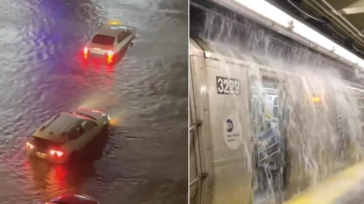 ABDde Ida alarmı: 6 kişi öldü, metroları su bastı, New York ve New Jerseyde OHAL ilan edildi