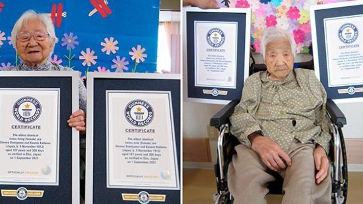107 yaşlarındaki Japon Umeno ile Kodama yaşayan en yaşlı ikiz