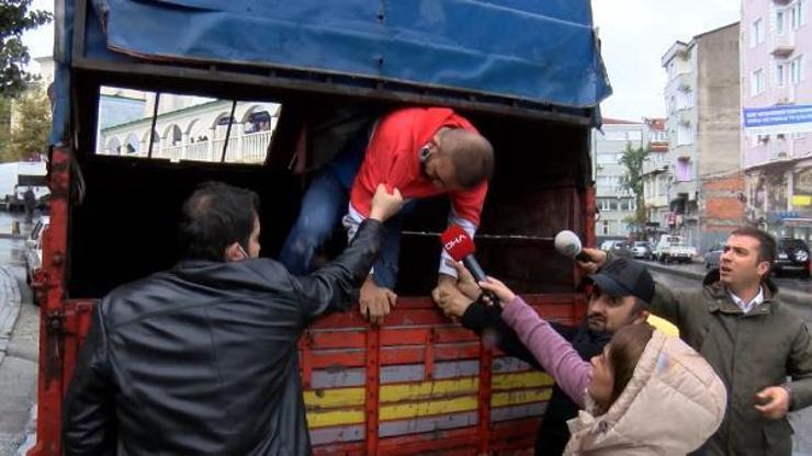 İstanbul Adliyesinde firar eden şüpheli kamyonet kasasında yakalandı