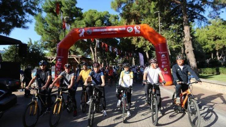 'Toros Keçisi' yarışında Başkan Tütüncü de pedal çevirdi