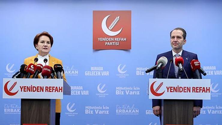Meral Akşener, Yeniden Refah Partisi Genel Başkanı Erbakan'ı ziyaret etti