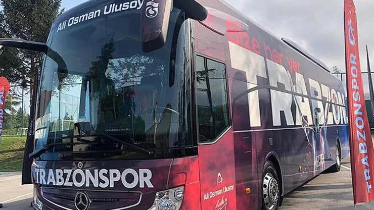 Trabzonspora özel yeni tasarım takım otobüsü