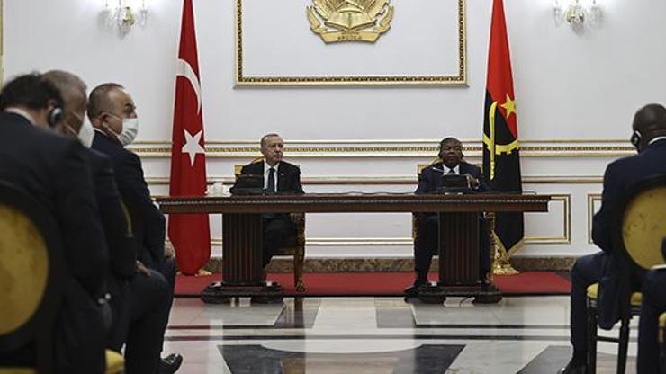 Cumhurbaşkanı Erdoğan ve Lourençodan ortak basın toplantısı