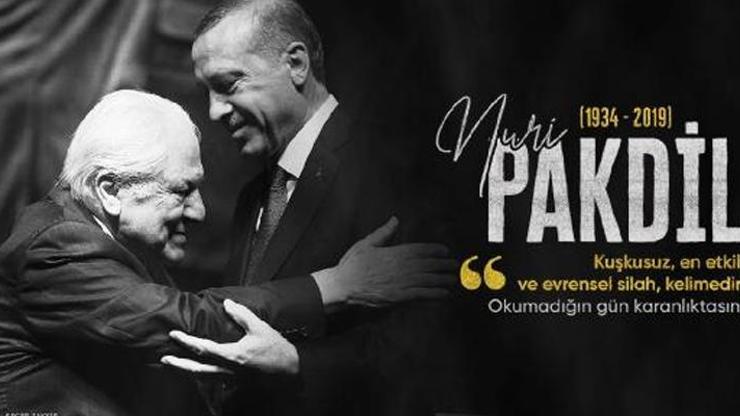 Cumhurbaşkanı Erdoğan, Nuri Pakdili andı