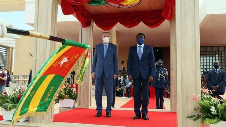 Cumhurbaşkanı Erdoğan Togoya geldi