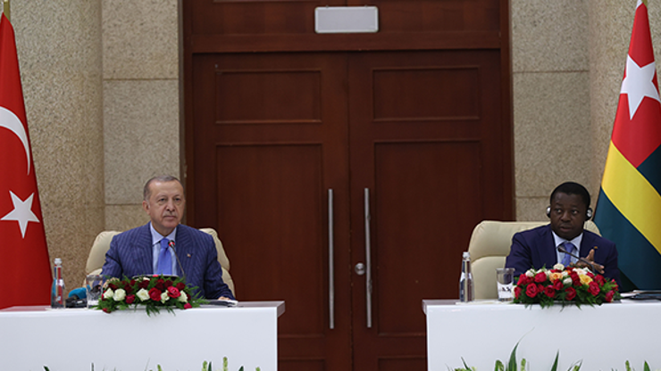 Son dakika haberi... Cumhurbaşkanı Erdoğandan Togoda açıklama