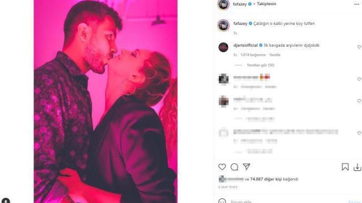 Farah Zeynep Abdullah aşka geldi Romantik pozlarını paylaştı