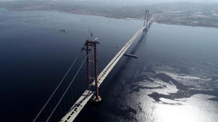 Cumhurbaşkanı Erdoğan, 1915 Çanakkale Köprüsü son tabliye yerleştirme törenine katılacak