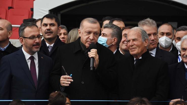 Alsancak Stadının açılışını Cumhurbaşkanı Erdoğan yaptı