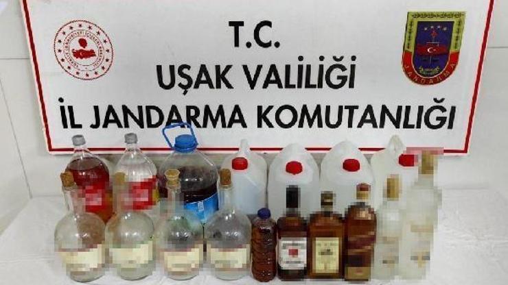 Evinde 30 litre sahte içki ile yakalanıp, gözaltına alındı